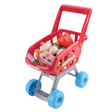 Kids Pretend Supermarket Checkout with Scanner, Cash Register, Trolley and Products