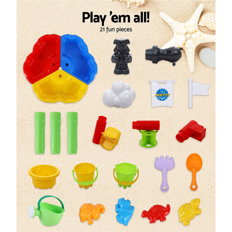 Kids Multi-Zone Water Table Sandpit Playset
