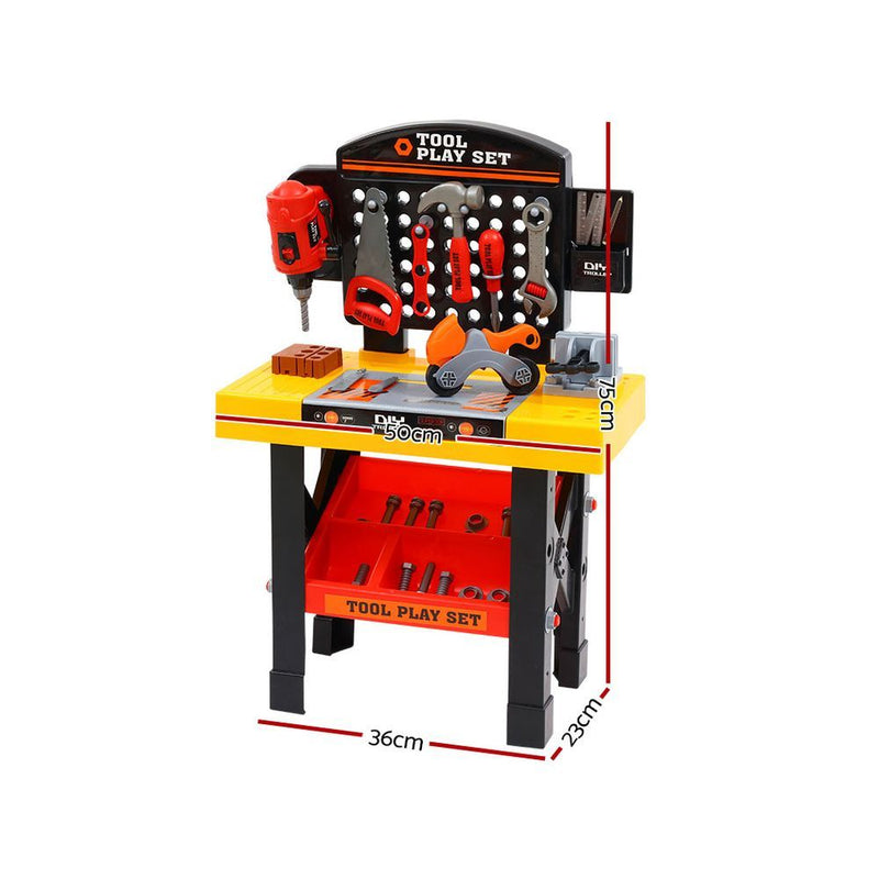 Kids Garage Workbench DIY Tools Play Set with Vice