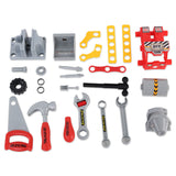 Kids Truck-Builder Workbench Play Set with Vice & Tools