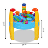 Kids Sand and Water Table Play Set with Umbrella