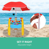 Kids Sand and Water Table Play Set with Umbrella