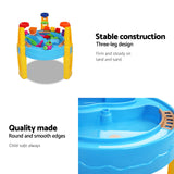 Kids Sand and Water Table Play Set with Umbrella