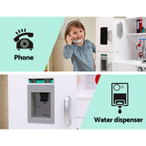 Kids Apartment-Style Wooden Kitchen Play Set with Appliances