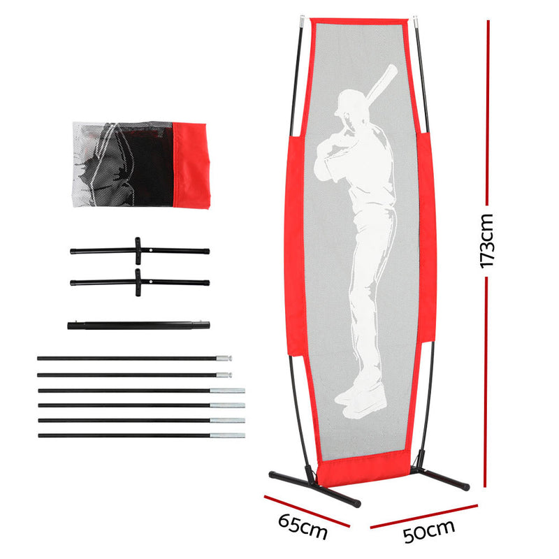 Baseball Rebound Net Pitching Kit with Stand