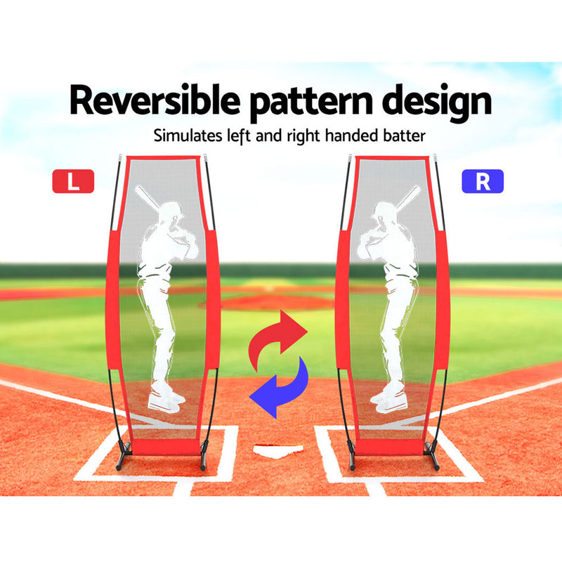 Baseball Rebound Net Pitching Kit with Stand