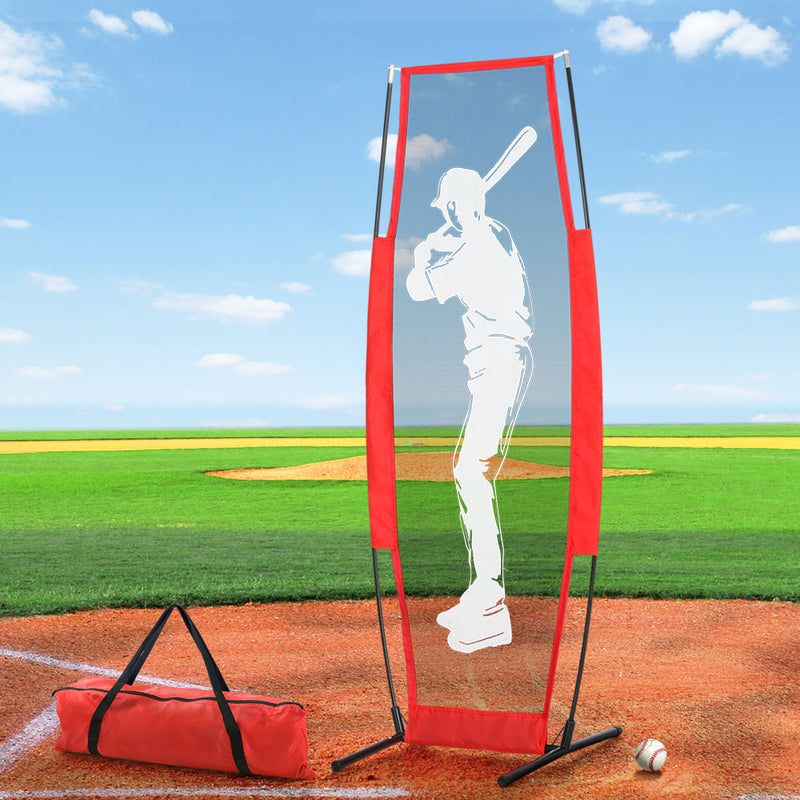 Baseball Rebound Net Pitching Kit with Stand