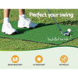 Golf Practice Net plus Tee Mat for Training - 3.5m Black