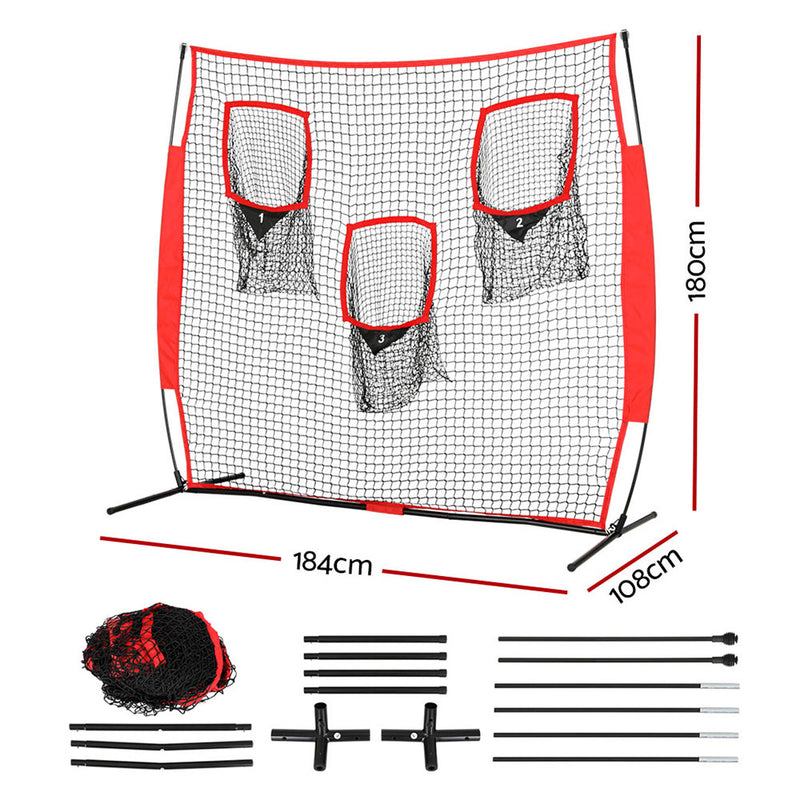 Portable Football/Soccer Training Goal Net with 3 Target Zones