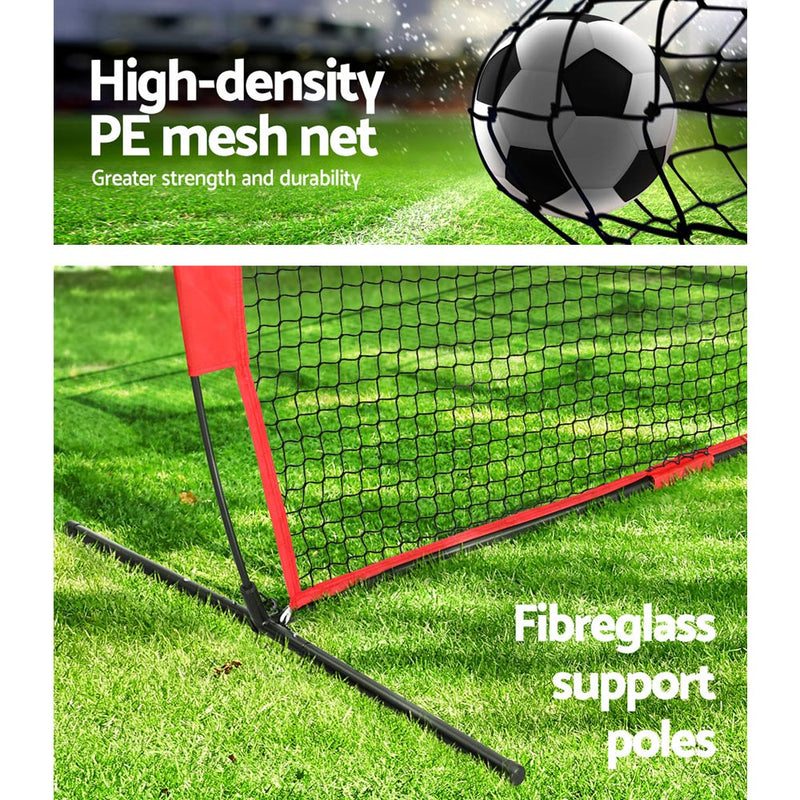 Portable Football/Soccer Training Goal Net with 3 Target Zones