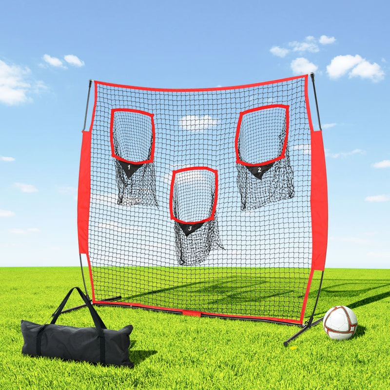Portable Football/Soccer Training Goal Net with 3 Target Zones