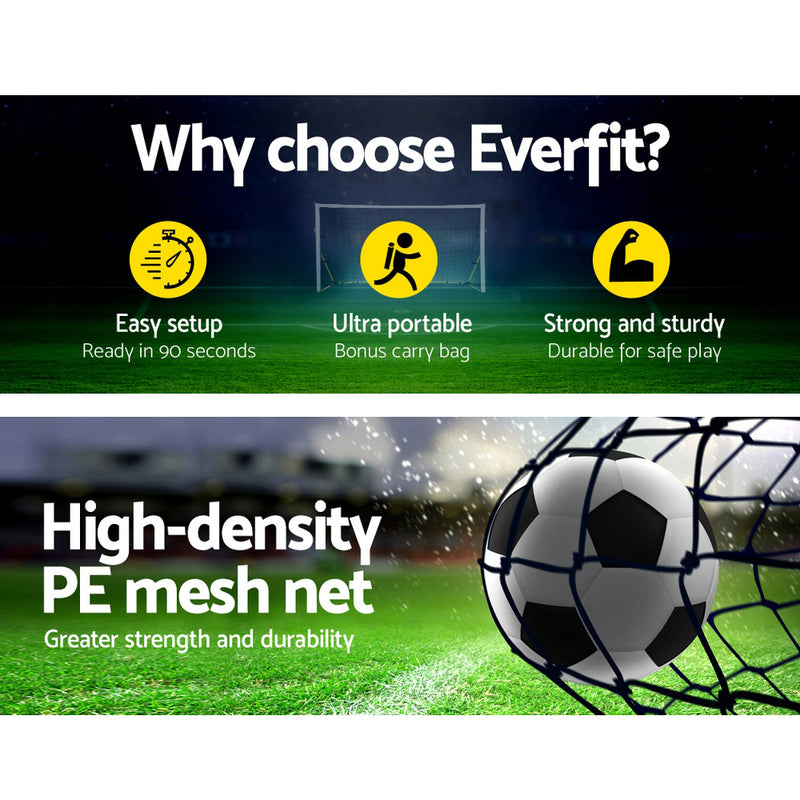 Football/Soccer 2.4m Rebounder Net for Goal Shooting Practice