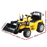 Kids 6V Electric Ride On Bulldozer