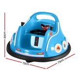 Kids Electric Ride On Angry Birds Dodgem/Bumper Car with optional Remote Control (Blue)