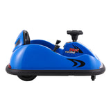 Kids Electric Ride On Dodgem/Bumper Car with optional Remote Control (Blue)