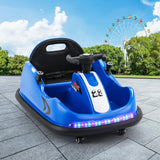 Kids Electric Ride On Dodgem/Bumper Car with optional Remote Control (Blue)
