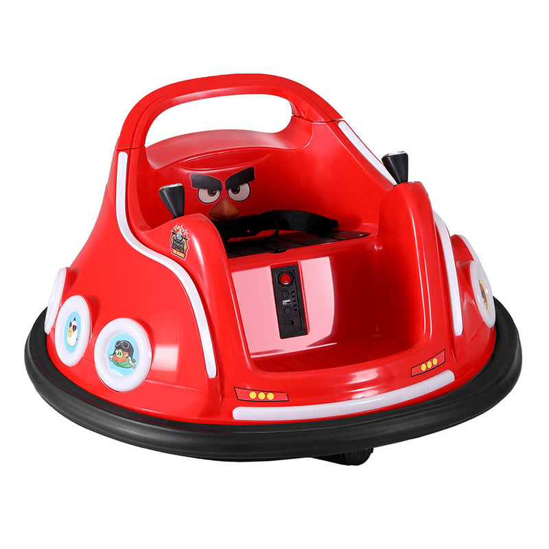 Kids Electric Ride On Angry Birds Dodgem/Bumper Car with optional Remote Control (Red)