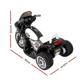 Kids Electric Ride On Police Motorbike - Harley Inspired (Black)