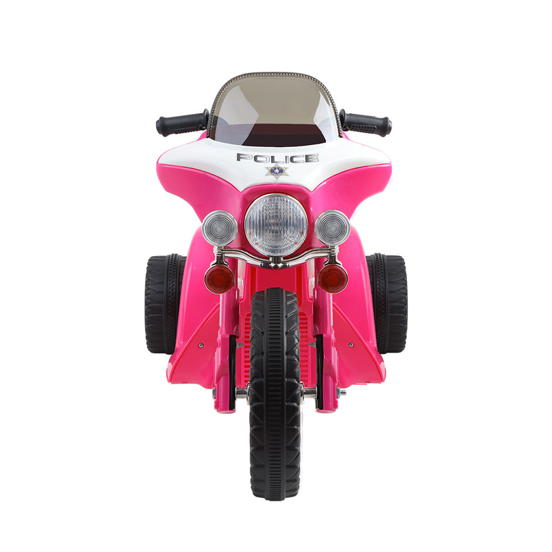 Kids Electric Ride On Police Motorbike - Harley Inspired (Pink)