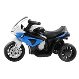 Ride On Kids BMW Electric Motorbike with Digital Display & Built-in Music control (Black/Blue)