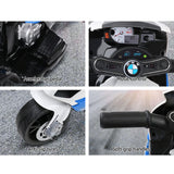 Ride On Kids BMW Electric Motorbike with Digital Display & Built-in Music control (Black/Blue)
