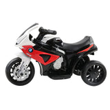 Ride On Kids BMW Electric Motorbike with Digital Display &amp; Built-in Music (Black/Red)