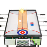4-in-1 Combo Games Table Inc. Foosball, Table Tennis, Bowling & Shuffleboard