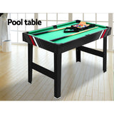4-in-1 Combo Games Table with Foosball, Pool, Table Tennis & Paddle Hockey