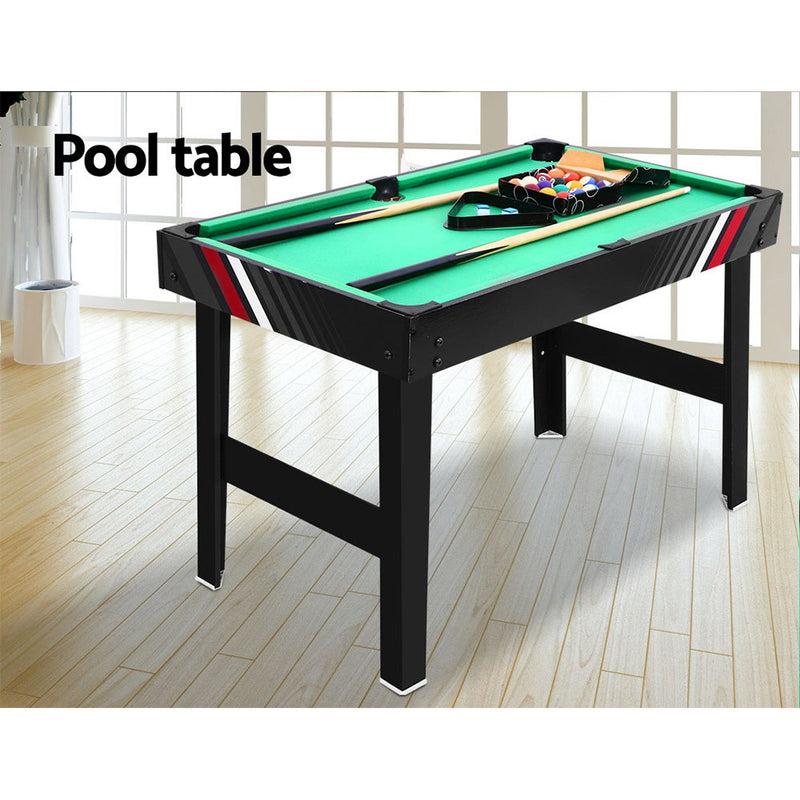 4-in-1 Combo Games Table with Foosball, Pool, Table Tennis & Paddle Hockey