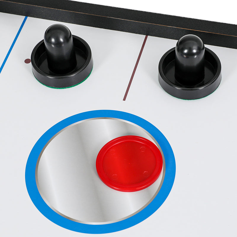 5-in-1 Game Table with Basketball, Table Tennis, Paddle Hockey, Archery & Pool