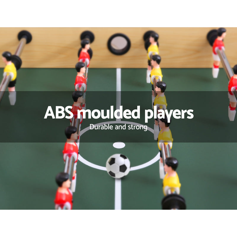Foldable Foosball Table - Soccer Playroom Game (Light Wood Finish - 4Ft / 1.22m)