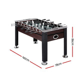 Foosball Table - Soccer Party Game (Wood Finish - 5ft / 1.52m)