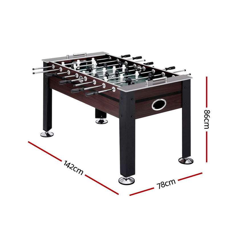 Foosball Table - Soccer Party Game (Wood Finish - 5ft / 1.52m)