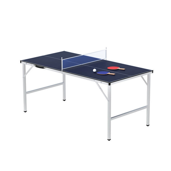 Foldable Classic Table Tennis Table with Net, Bats and Balls