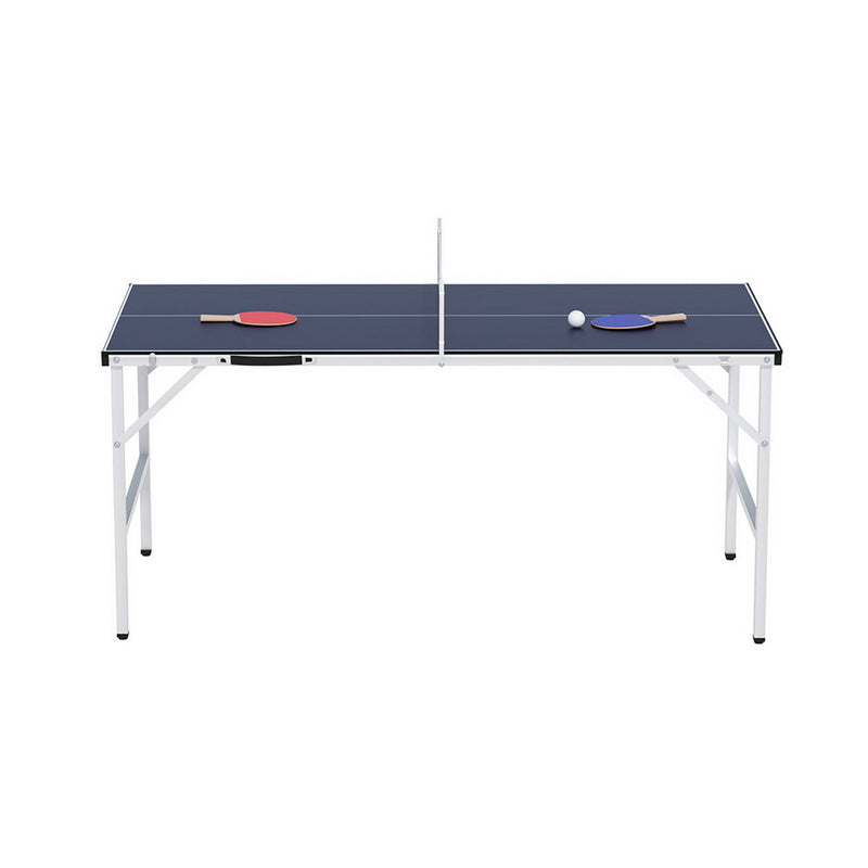 Foldable Classic Table Tennis Table with Net, Bats and Balls