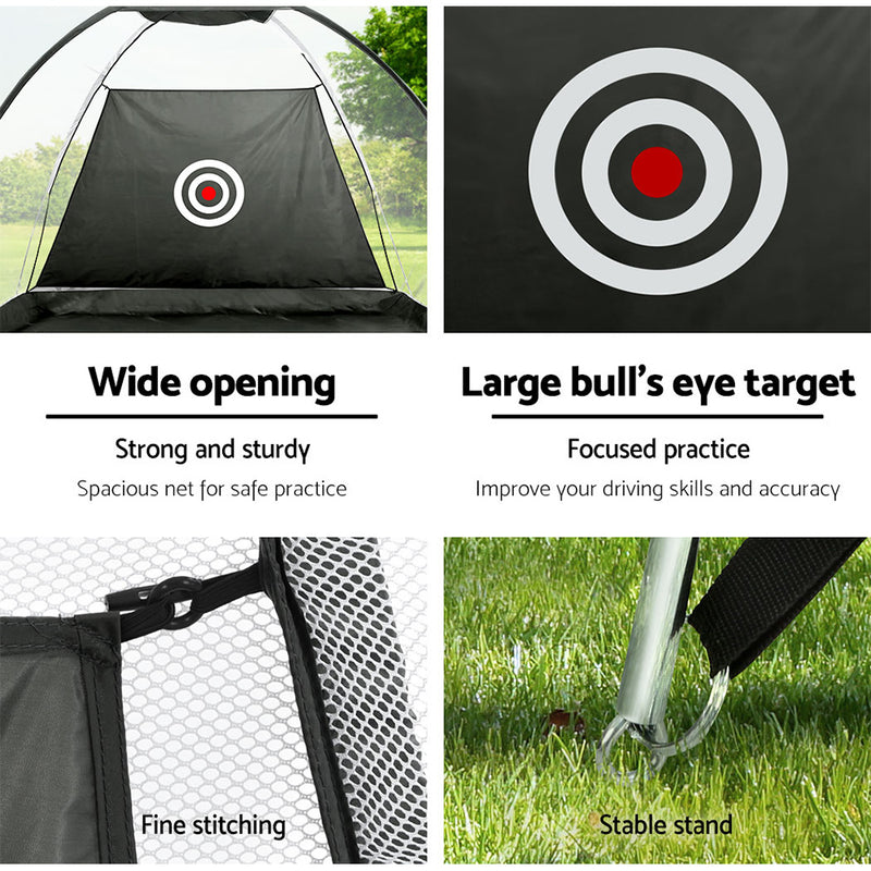 Golf Driving Practice Net for Training - 3m Black