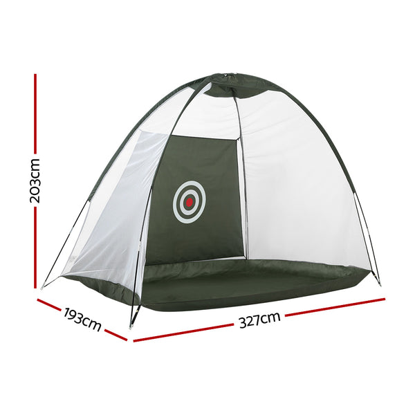 Golf Driving Practice Net for Training - 3m Dark Green