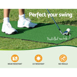 Golf Driving Practice Net plus Tee Mat for Training - 3m Dark Green