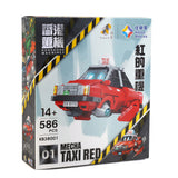Kalos Hong Kong Machines Robot Red Taxi Set - 586pcs