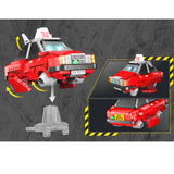 Kalos Hong Kong Machines Robot Red Taxi Set - 586pcs