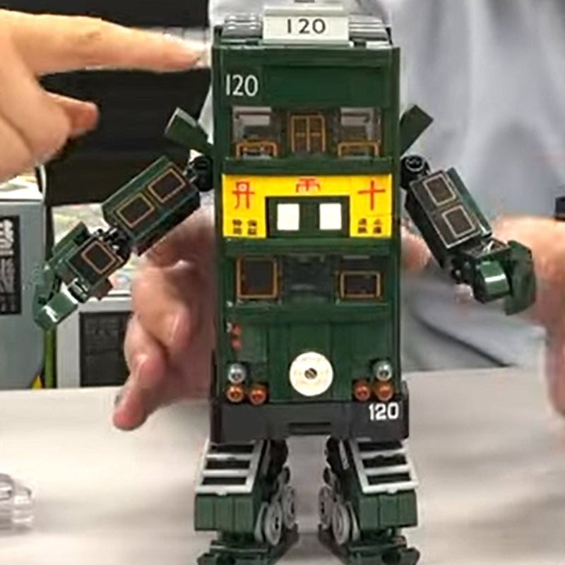 Kalos Hong Kong Machines Tram Robot Set - 699pcs