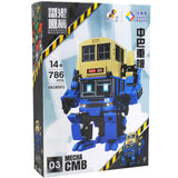 Kalos Hong Kong Machines Robot Bus Set - 786pcs
