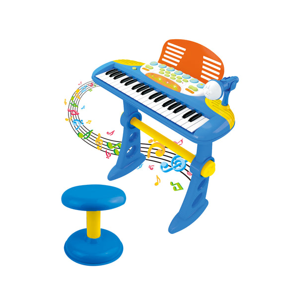Kids Electronic Keyboard with Stand - Blue