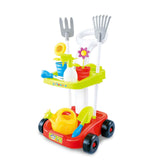Kids Gardening Trolley Set with Pretend Tools and Accessories