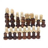 3-in-1 Folding Wooden Chess Set - Chess, Draughts & Backgammon