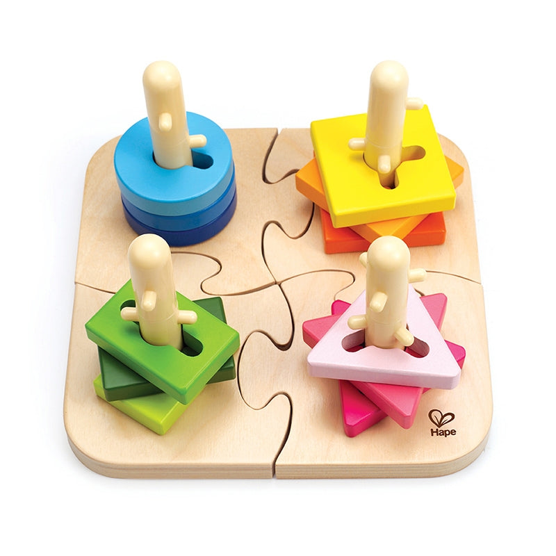 Tiny Kids Creative Brain Teaser Peg Puzzle