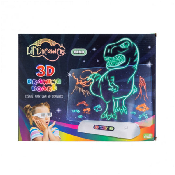 Lil Dreamers Dino Island - 3D Illuminate Drawing Board