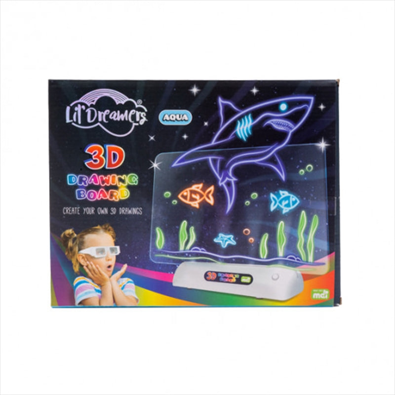 Lil Dreamers Aqua World - 3D Illuminate Drawing Board