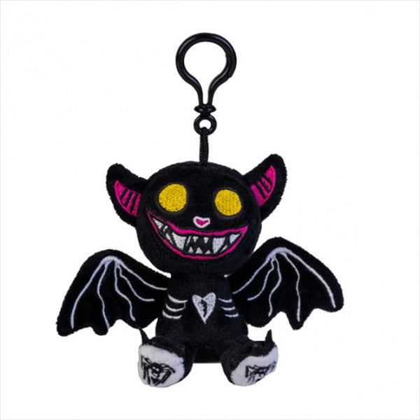Keychain Plushie - Boris the Bat (Black)