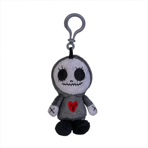 Keychain Plushie Skull Gnome